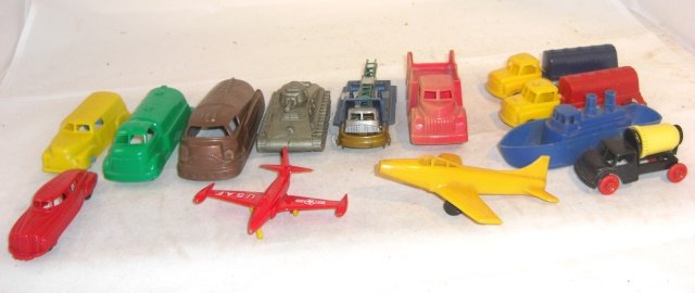 13 PLASTIC VEHICLES (1 of 1)