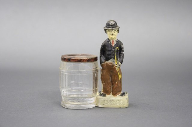 Charlie Chaplin with Ash Barrel Bank (1 of 2)