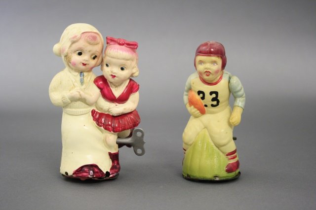 Celluloid Skaters & Football Player (1 of 2)