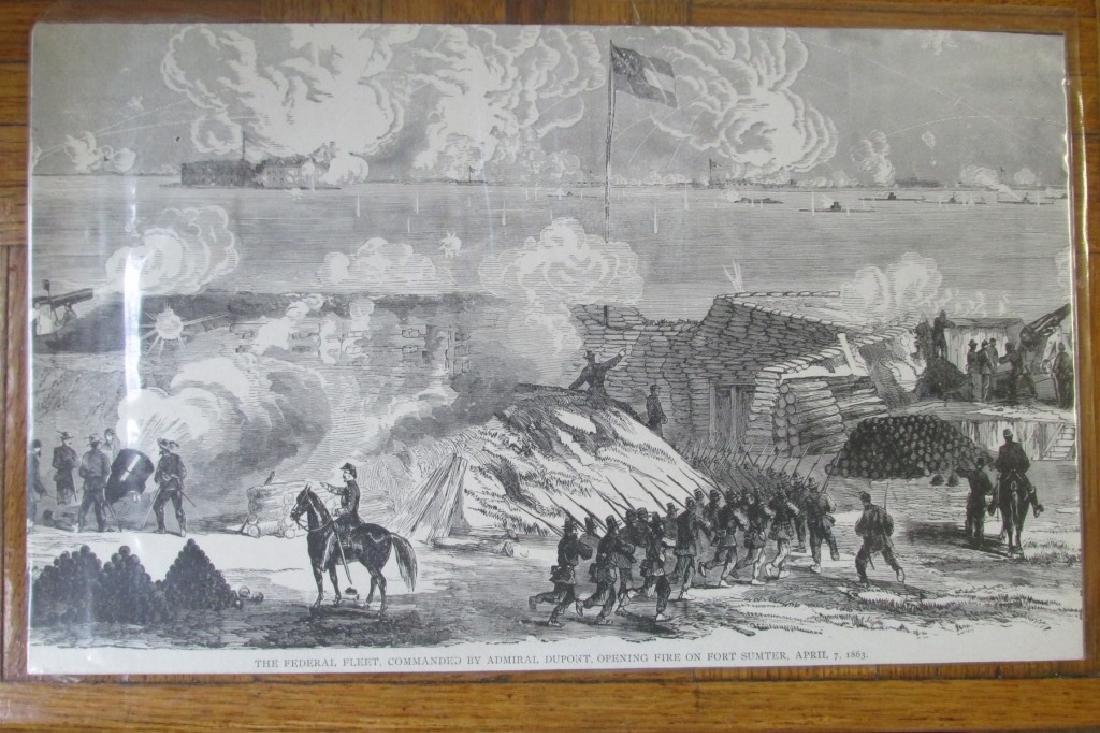 Civil War Opening Fire On Fort Sumter (1 of 1)