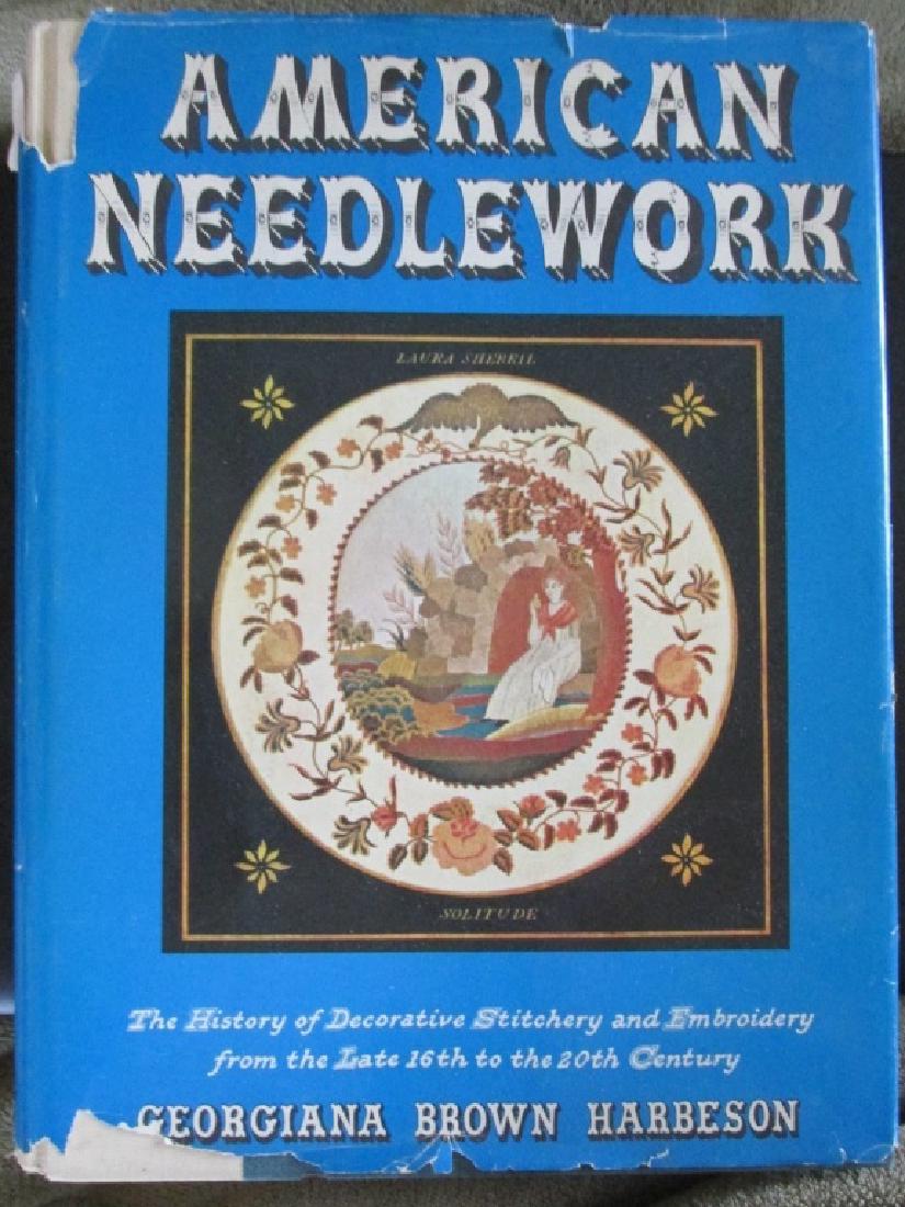 American Needlework Stitchery Embroidery: American Needlework The History of Decorative Stitchery and Embroidery From the Late 16th to the 20th Century Numerous Illustrations photos. Author: <
