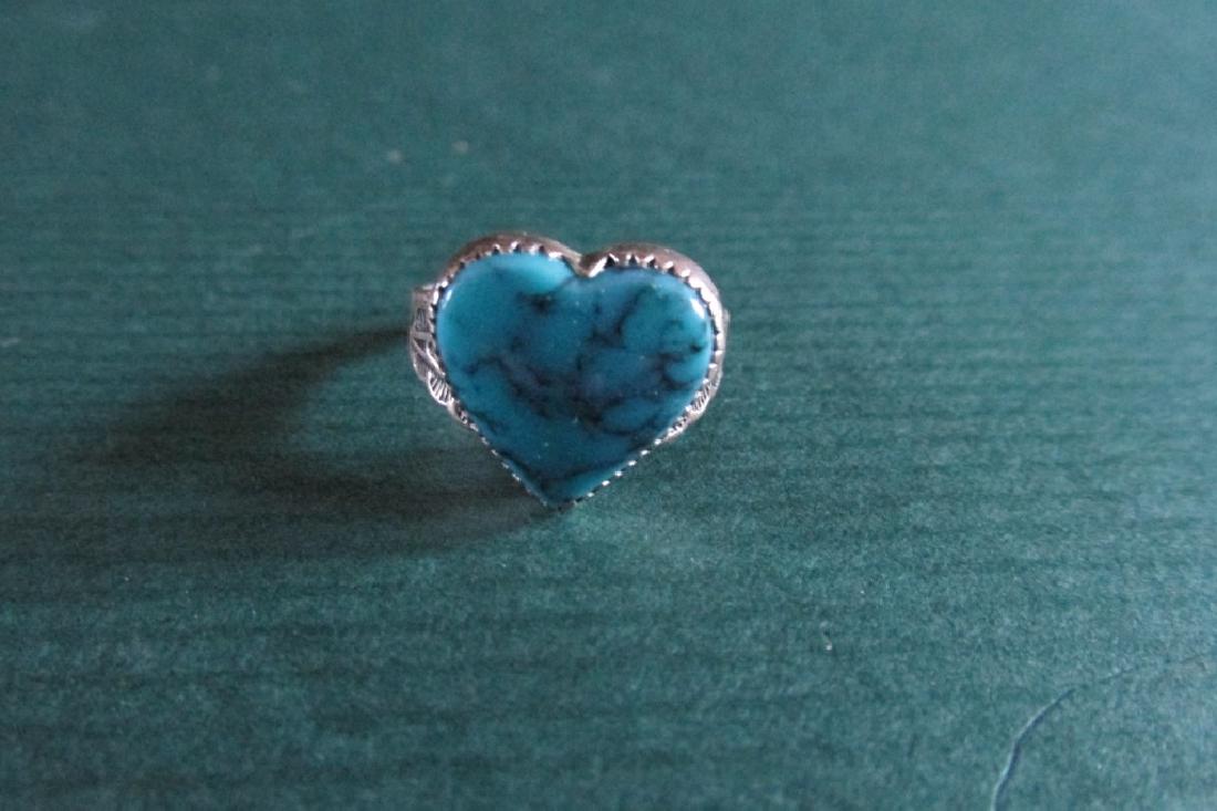 Vintage Navajo Sterling Turquoise Ring (1 of 1)