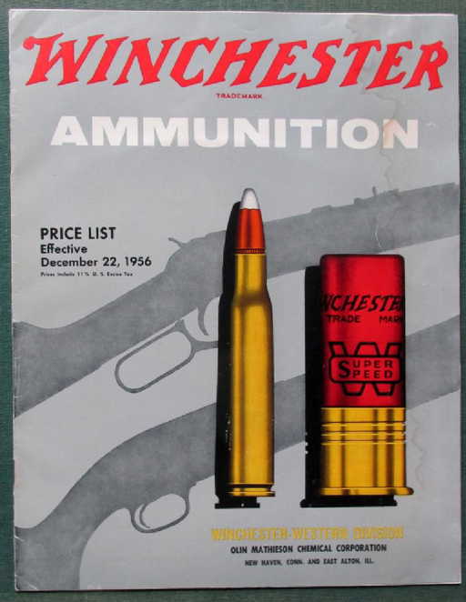 Winchester Ammunition Catalogs 1957