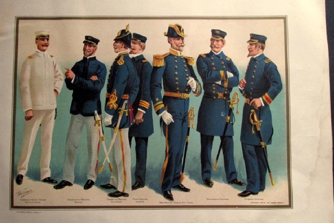 US Navy Uniforms 1899 Officers (1 of 1)