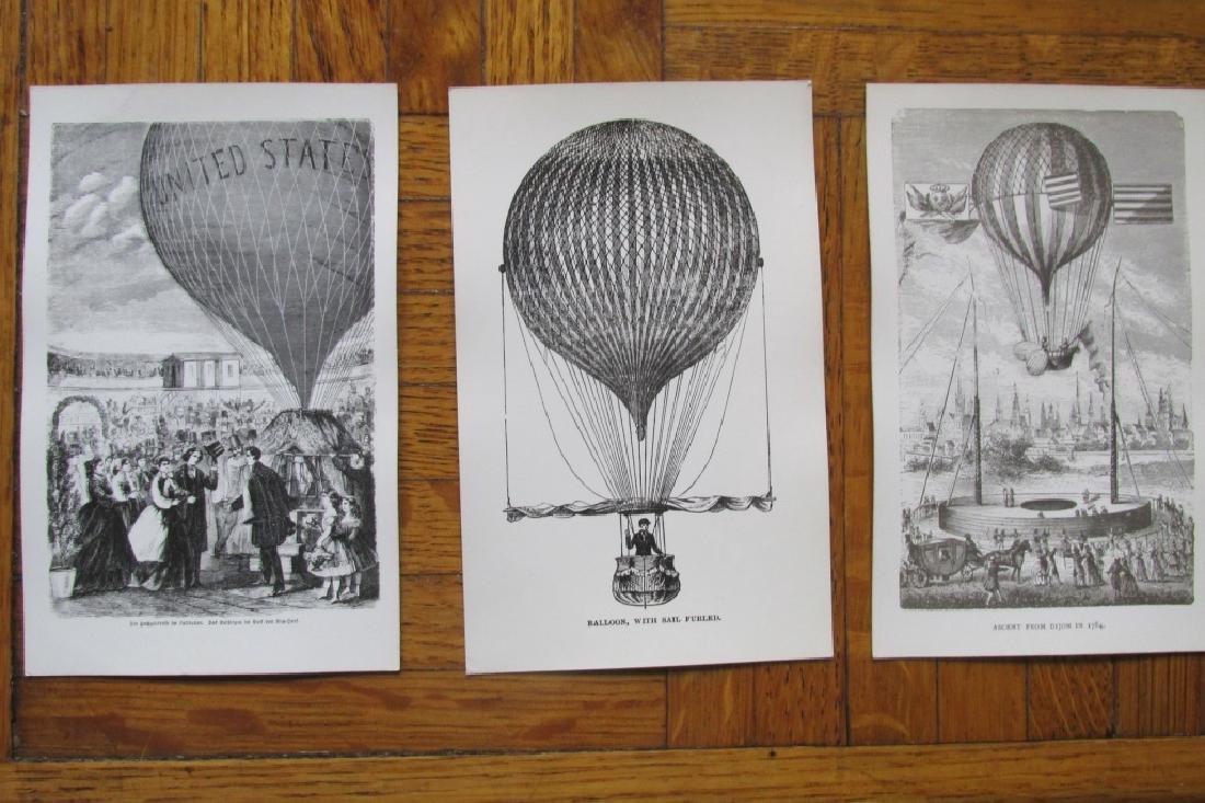 Group of 8 Historical Balloon Postcards (1 of 4)