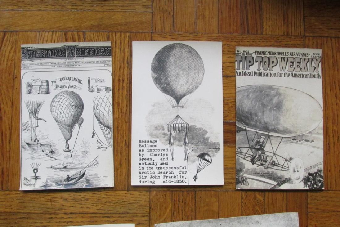 Group of 7 Historical Balloon Postcards (1 of 3)