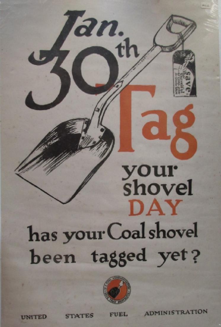 Tag Your Shovel Day - World War I Poster (1 of 2)