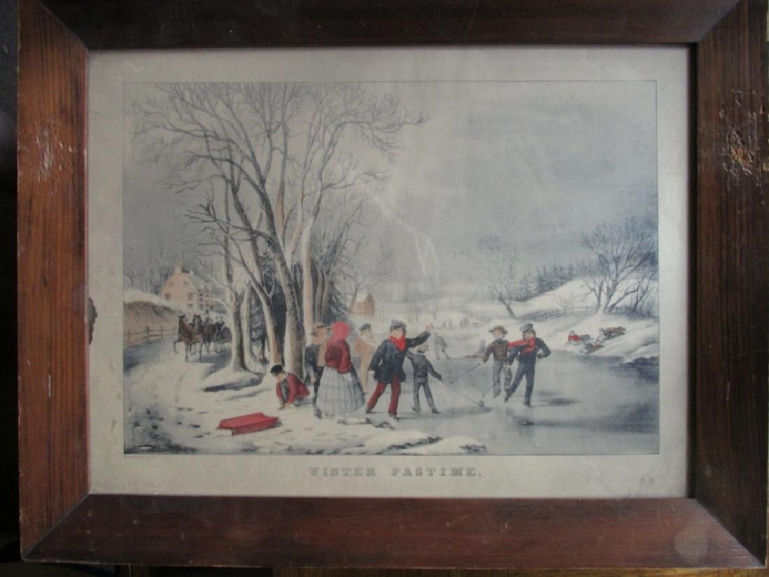 Currier & Ives - Winter Pastime (1 of 4)