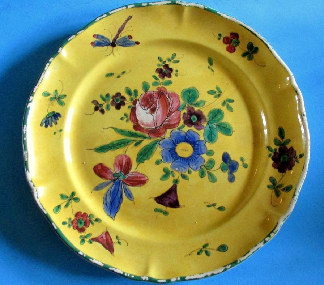 French Soft Paste Faience Plate (1 of 1)