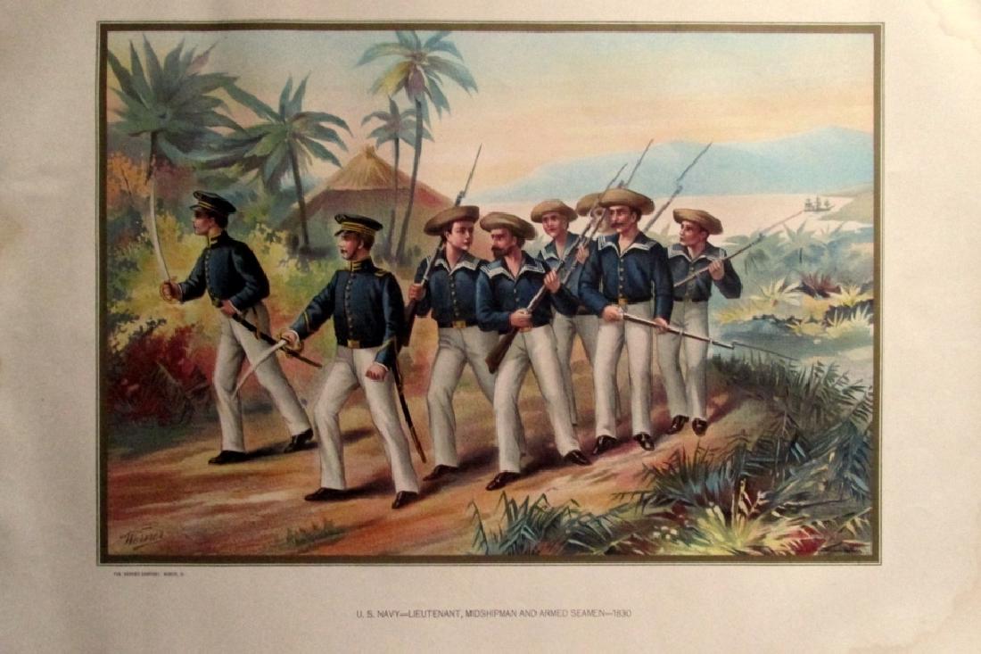 US Navy Lieutenant Midshipman Seamen 1830 (1 of 1)