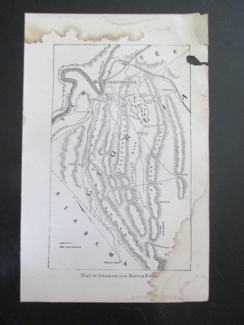 Map of Chickamuga Civil War Battle Field  ?? (1 of 1)