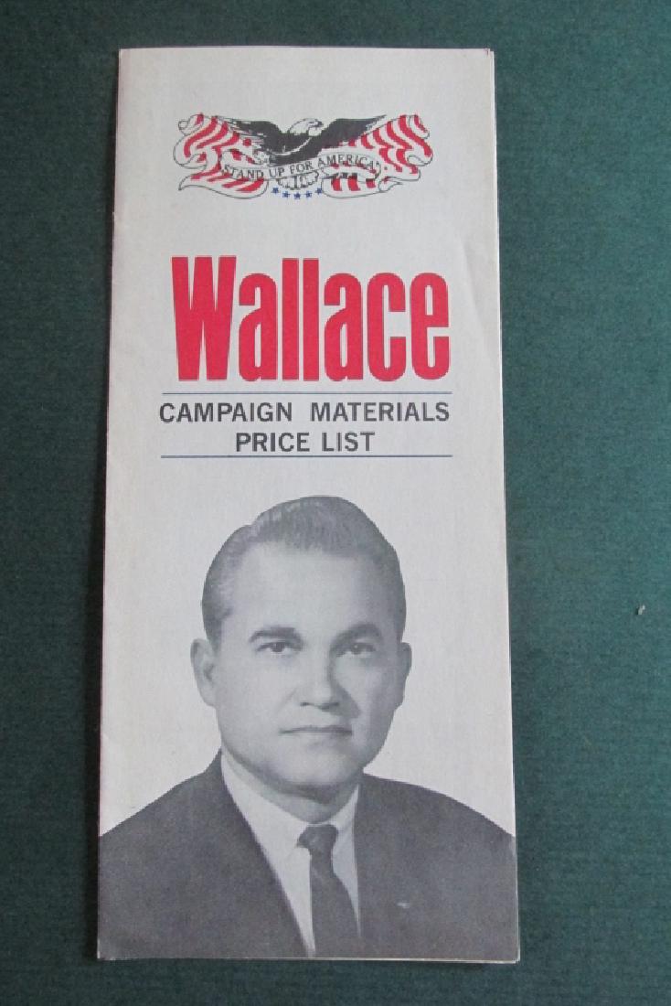 Group of Wallace 1968 Election Material