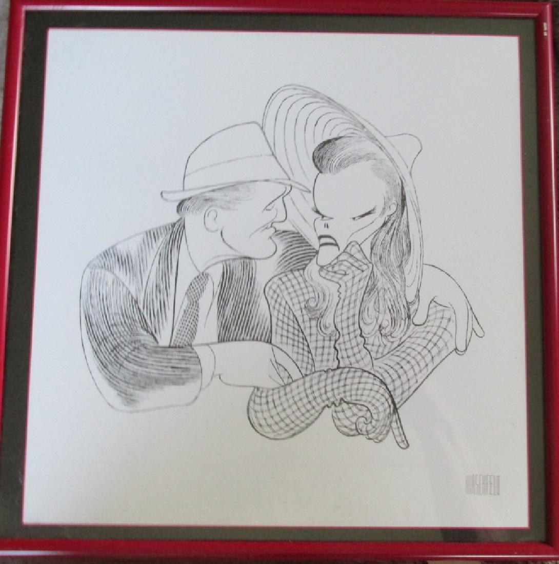 Katherine Hepburn & Spencer Tracy - Al Hirschfeld (1 of 3)