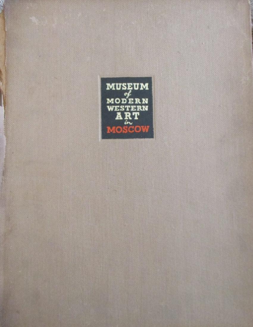 Folio of Western Modern Art 1938 Moscow Russia: Museum of Modern Western Art in Moscow Contains 32 Folio plates of (complete) of works of Manet, Monet, Renoir, Pissarro, Signac, Sisley, Degas, Toulouse Lautrec, Ba
