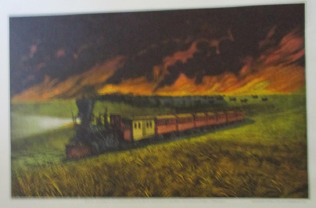 Prairie Fires of the Great West -  Currier Ives (1 of 2)