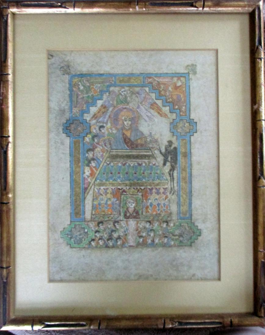 Illustration of the Temptation - Book of Kells (1 of 6)