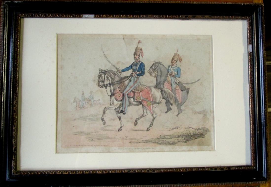 Henry Thomas Alken 1785 - 1851: Napoleonic Cavalry Soldiers Alken notably was an artist of sporting scenes. His military related pictures are rare. This engraving shows two Napoleonic C