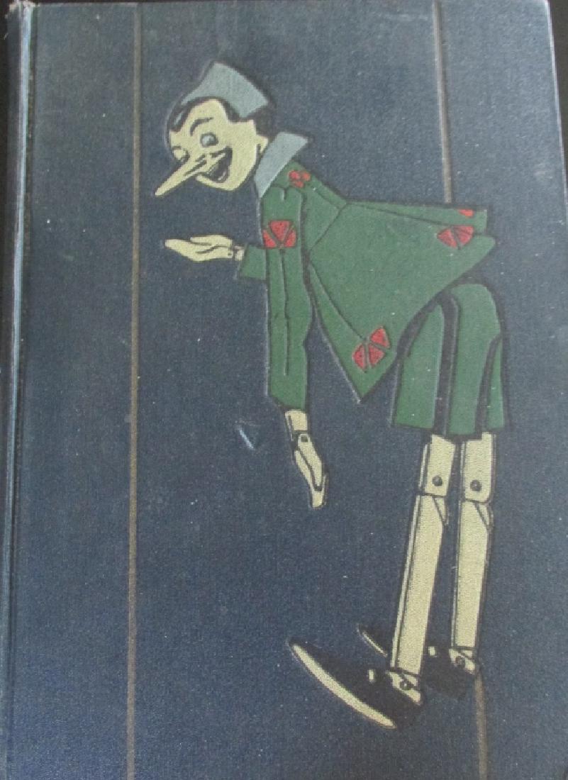 Rare Edition of Pinocchio: The Adventures of Pinocchio the eternal puppet, here again the characters made alive by the sublime pen of Collodi and the fascinating pencil of Mussino. Beautiful!