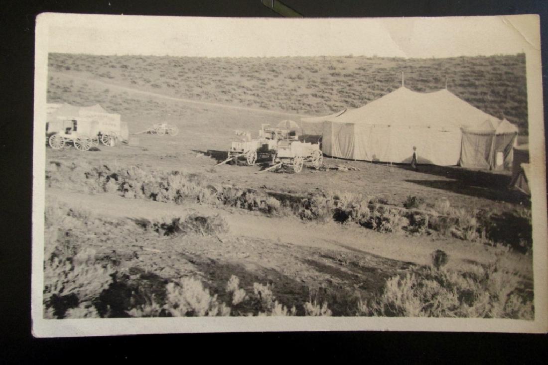 Rare Real Photo Postcard of Circus & Tent (1 of 5)