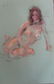 Nude Sitting - Charles Stepule 1911 - 2006