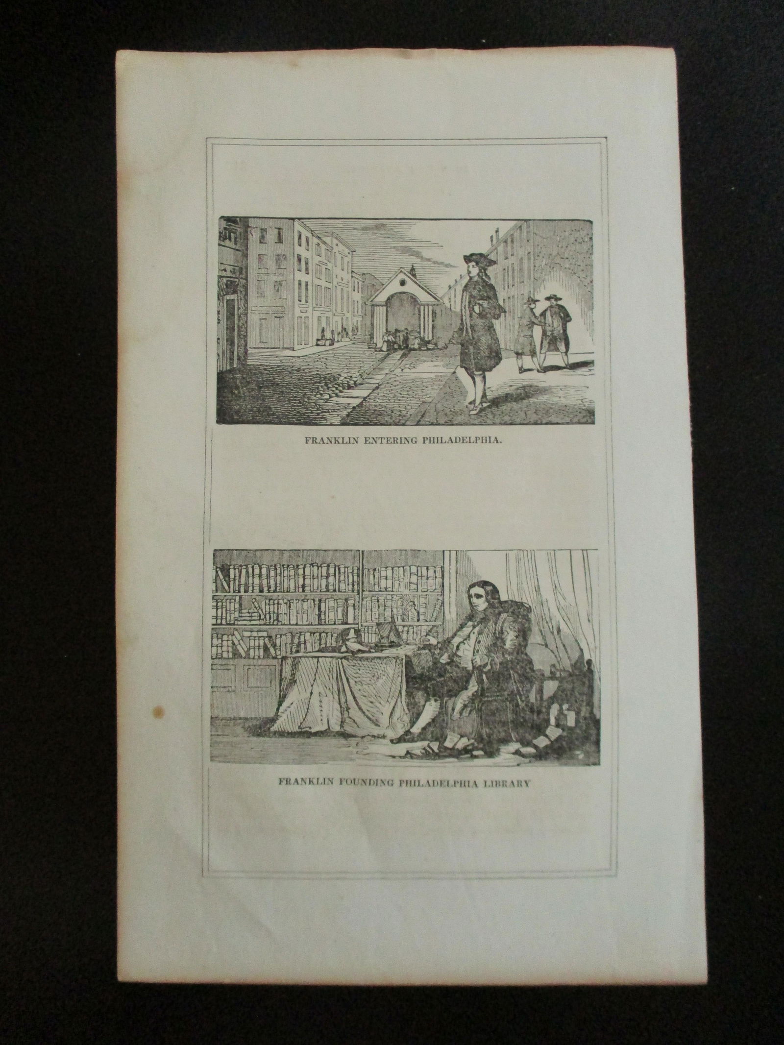 Early Benjamin Franklin Engraving (1 of 3)