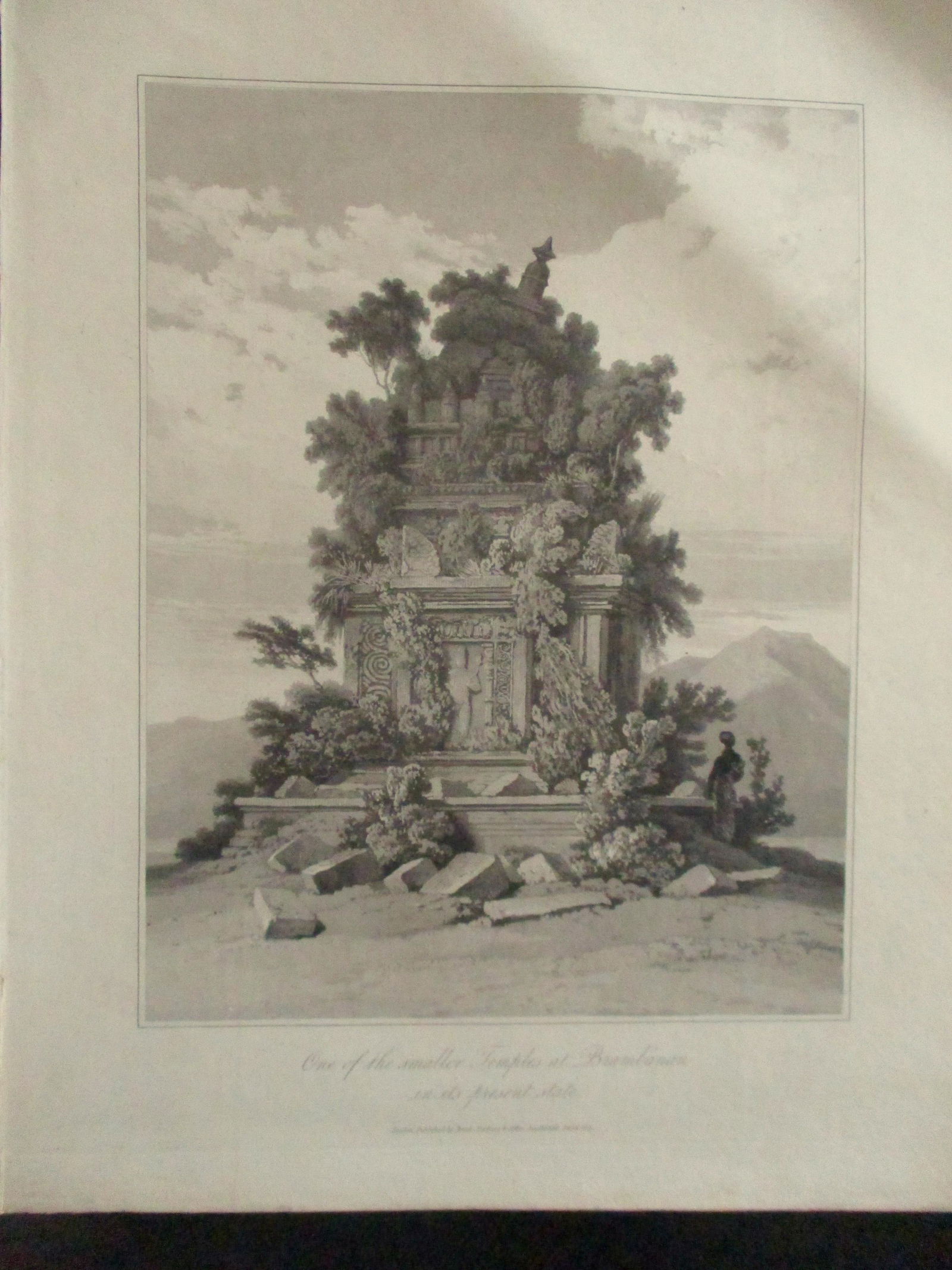 William Daniell - Temples at Brambanan: One of the Smaller Temples at Brambanan in its present state William Daniell (English, 1749-1840) Print Type: Engraving Date: 1817 Publis