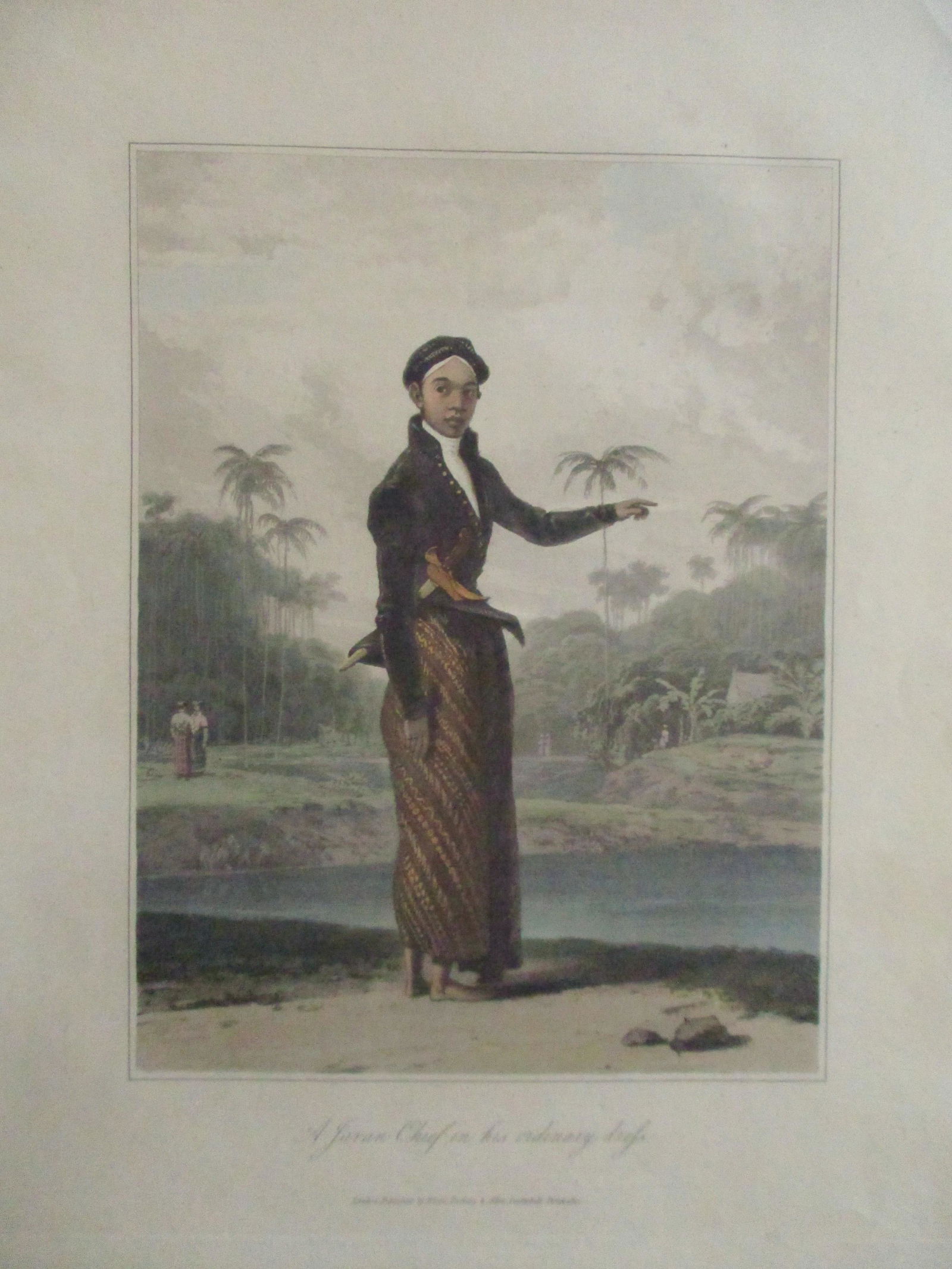 William Daniell - A Javen Chief: A Javen Chief in His Ordinary Drefs William Daniell (English, 1749-1840) Print Type: Aquatint Date: 1817 Publisher: Black Parury & Lea