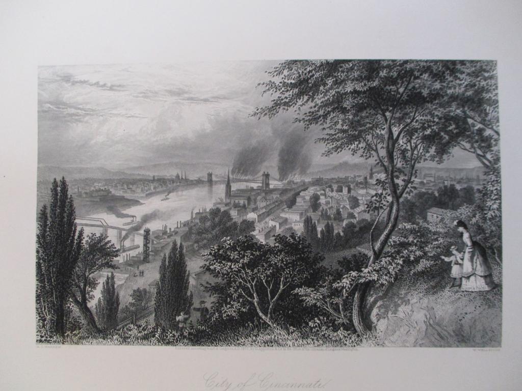 City of Cincinnati Ohio: City of Cincinnati Ohio After A. C. Warren Artist: A. C. Warren Print Type: Engraving Date: 1872 Publisher: D. Appleton & Co.
