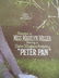 Peter Pan - Sheet Music 1924 - 2