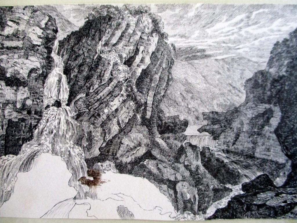 Waterfalls Pen & Ink (1 of 2)
