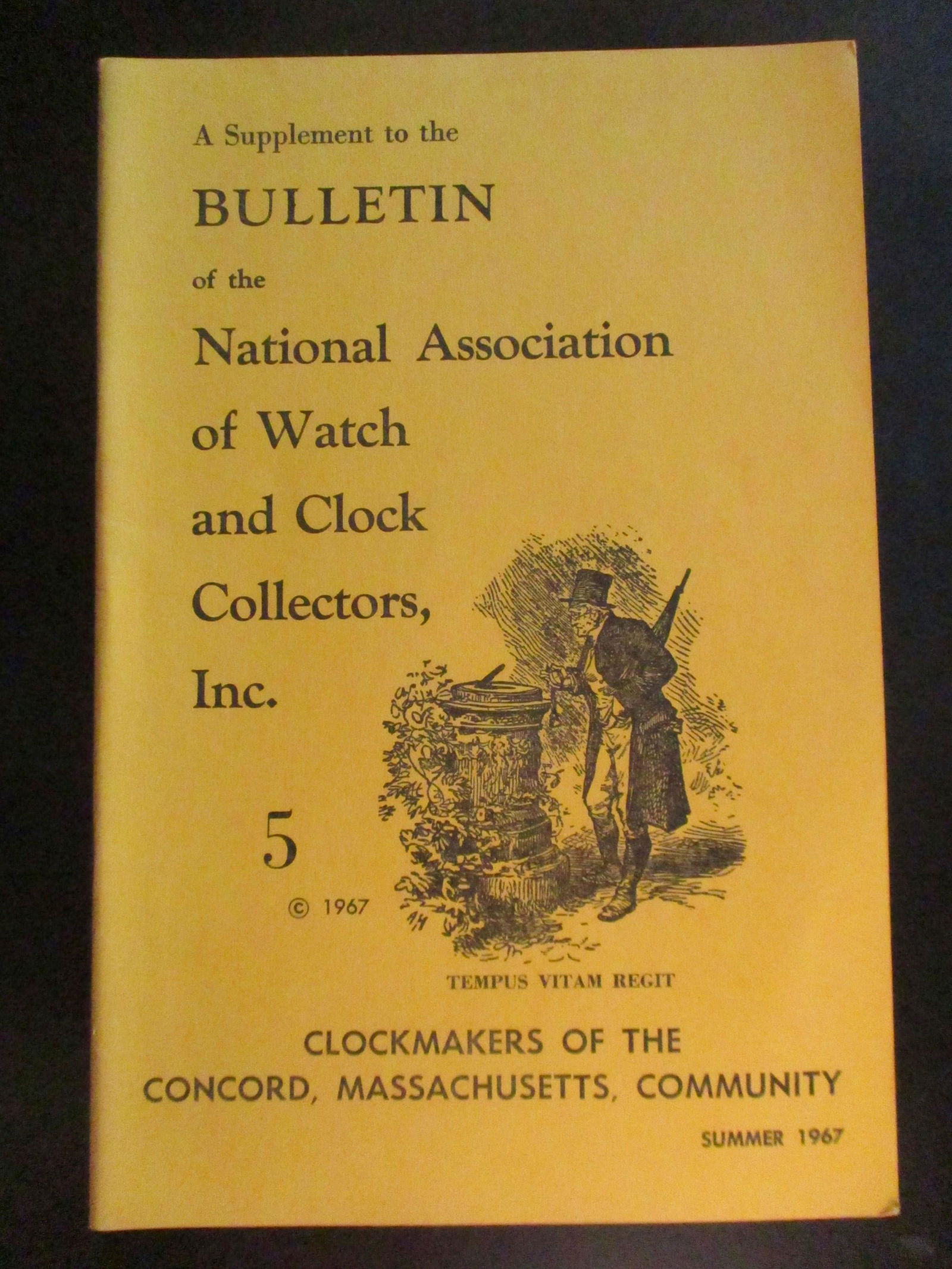 Clockmakers of Concord, Massachusetts: A Supplement to the Bulletin of the National Association of Watch and Clock Collectors 5 Clockmakers of the Concord, Massachusetts, Community Illustrations