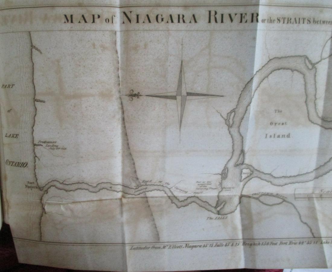 Map of Niagara River - Lake Erie & Ontario (1 of 5)