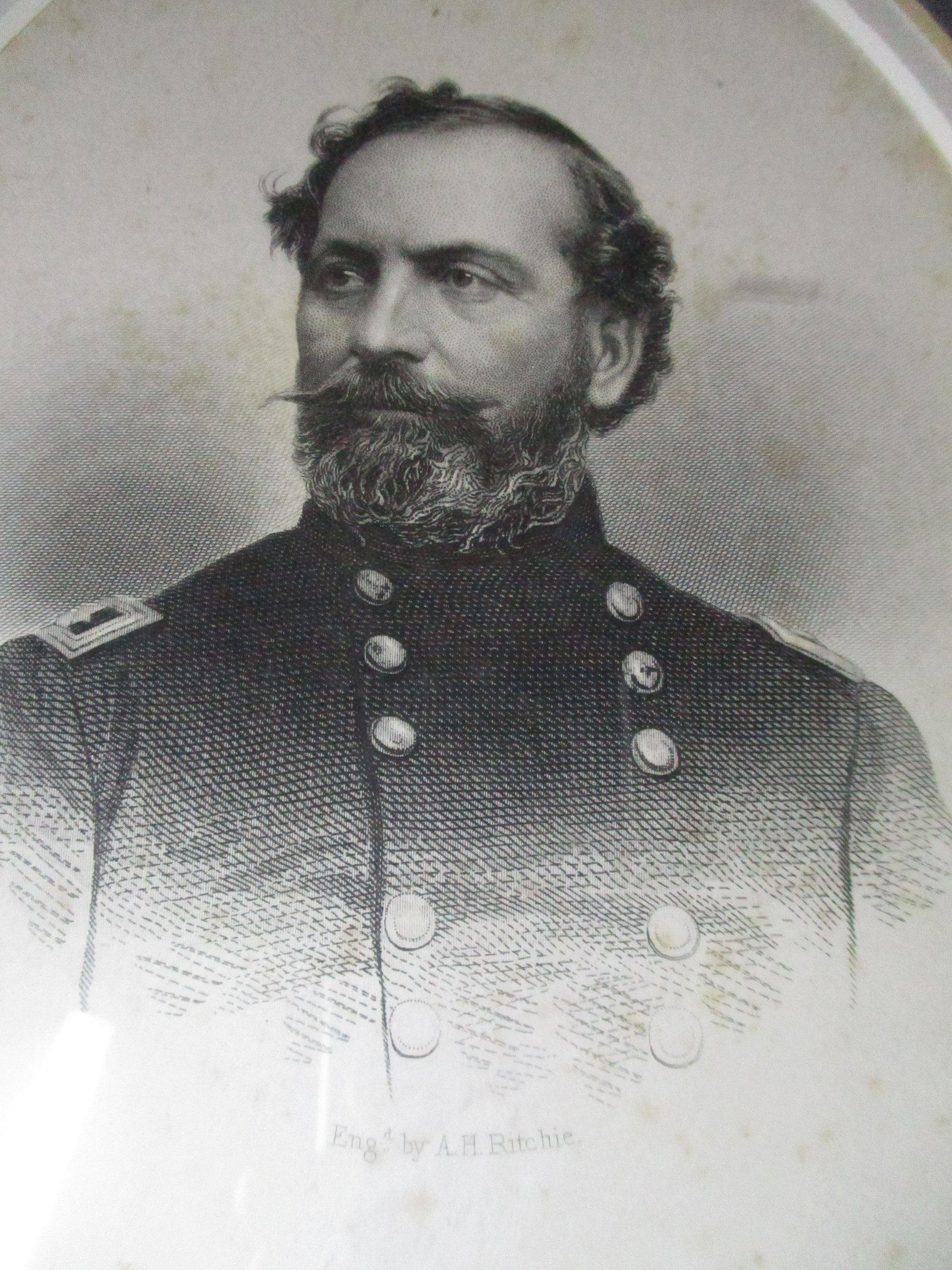 Major General John Sedgwick: Major General John Sedgwick A rare engraving Artist: A. H. Richie Print Type: Engraving Date: Circa 1859 Origin: American Dimensio