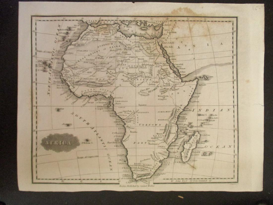 Early Map of Africa (1 of 4)