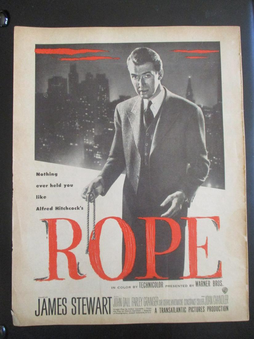 Rope - James Stewart - Alfred Hitchcock (1 of 5)