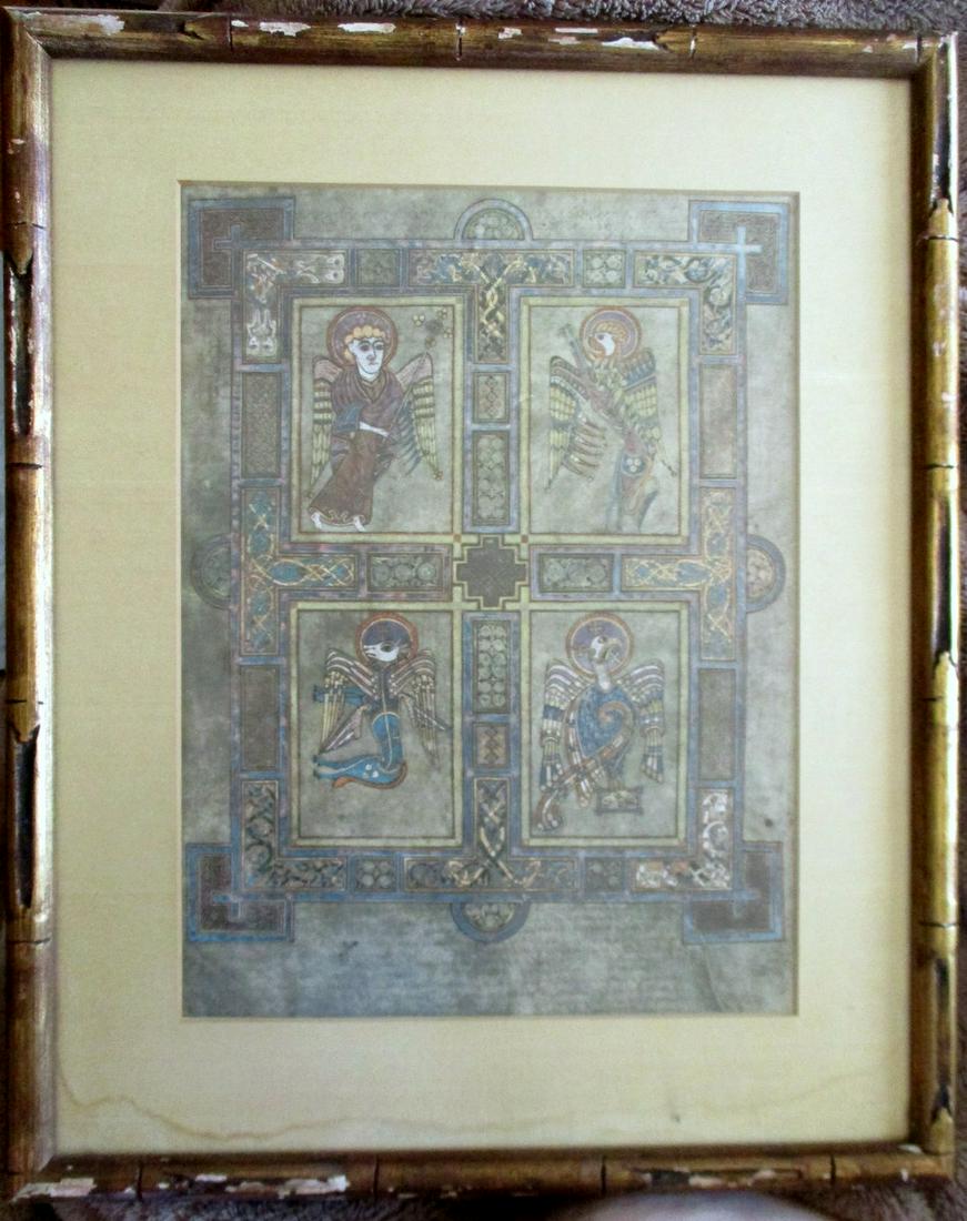 The Evangelical Symbols - Book of Kells (1 of 7)