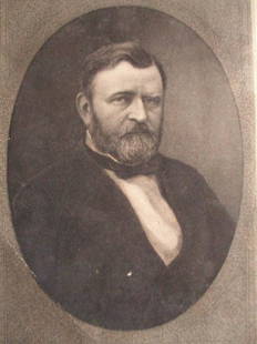 Ulysses S. Grant - William Marshall 1837 - 1906: Ulysses S. Grant Marshall's portrait of Grant in civilian life. This engraving is scarcer than the uniformed image of Grant that Marshall also completed. Ar
