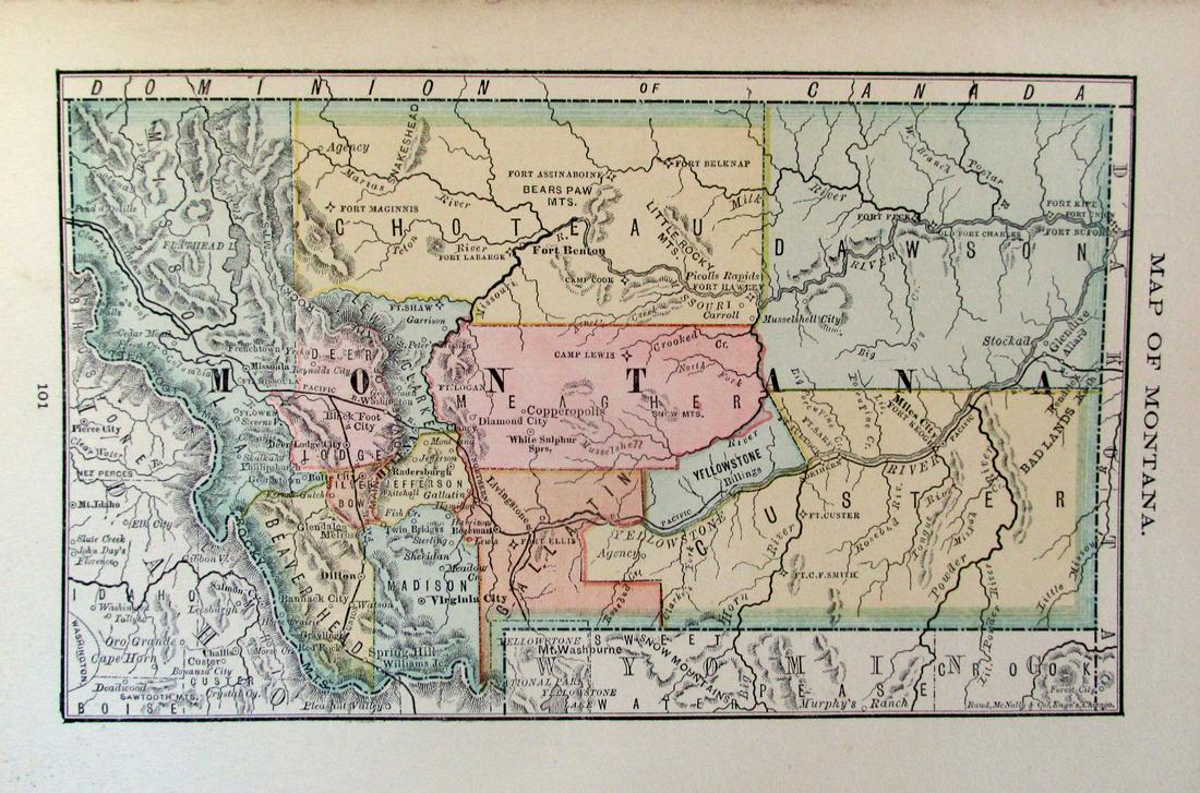 Map of Territory of Montana (1 of 2)