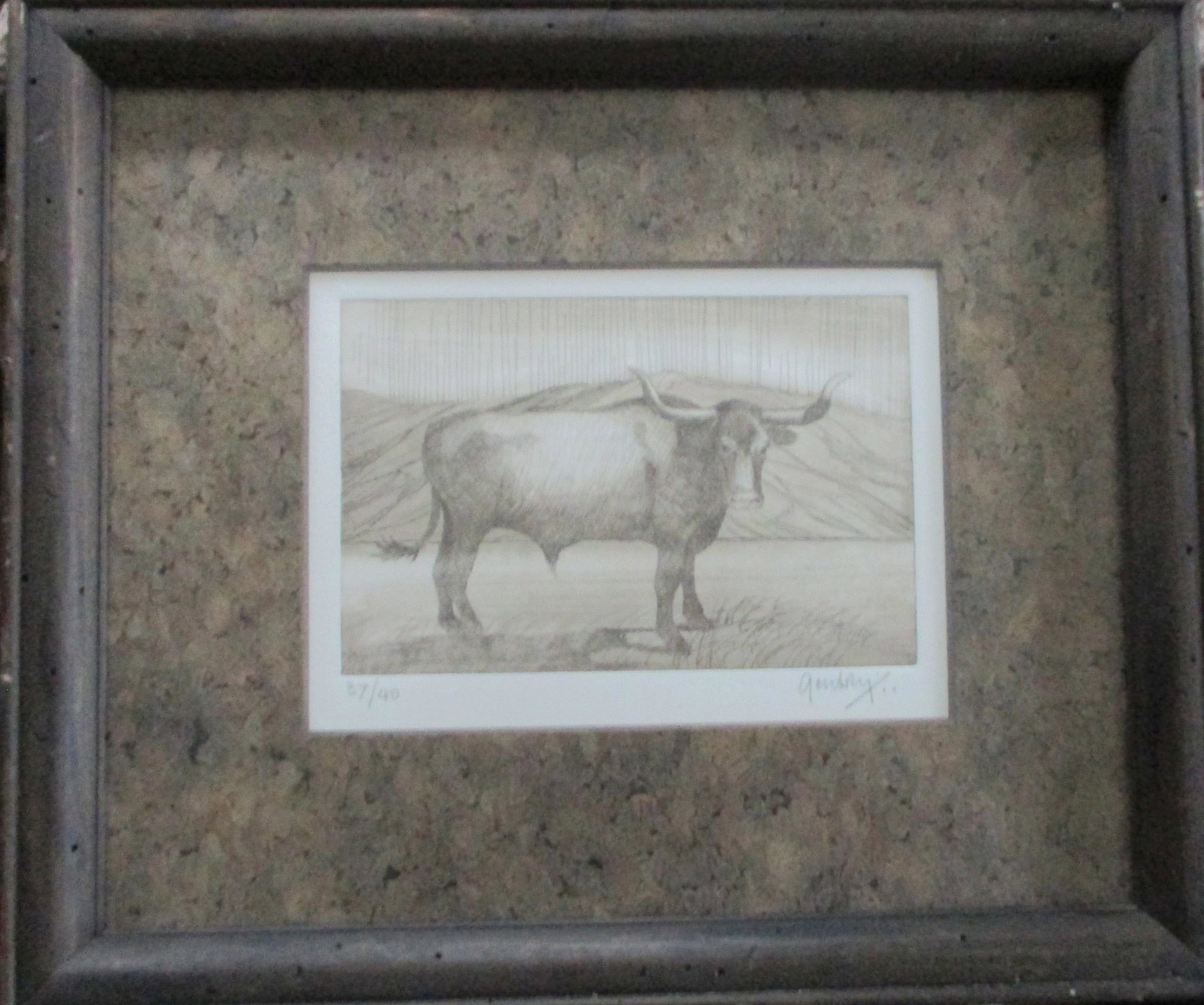 Longhorn Steer - Gentry (American 20th Century) (1 of 5)
