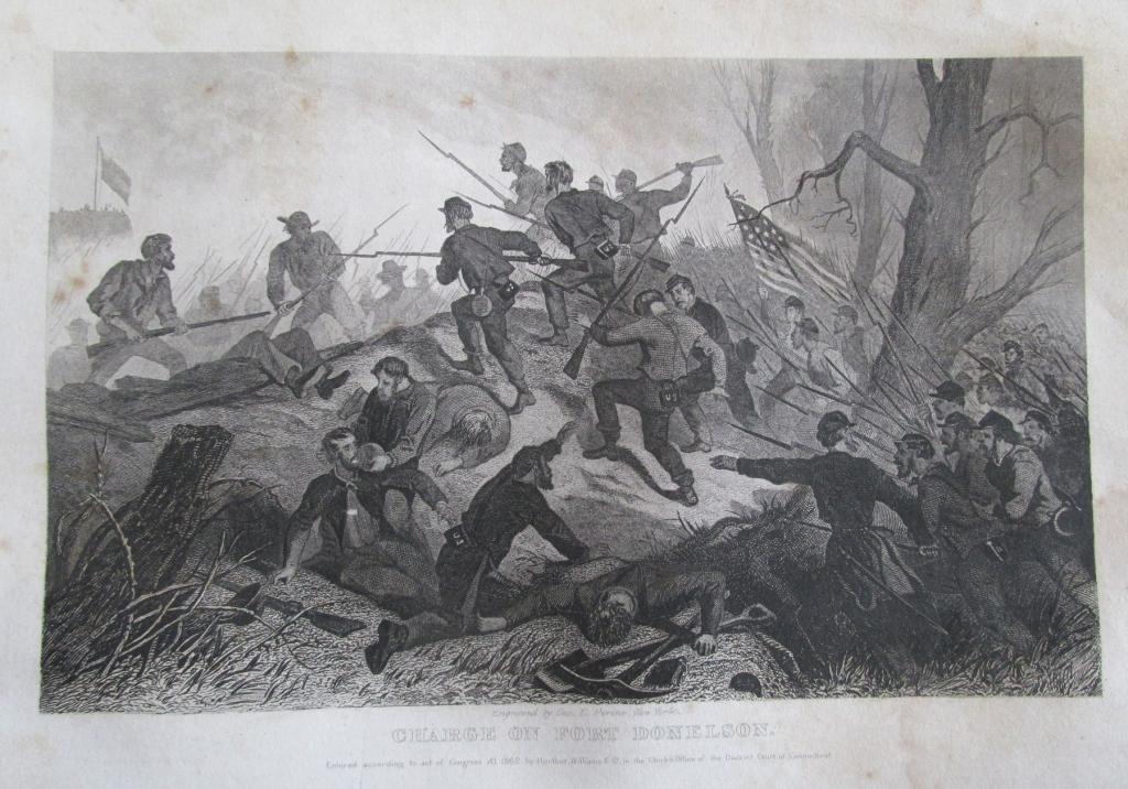 Charge On Fort Donelson [Civil War] (1 of 2)