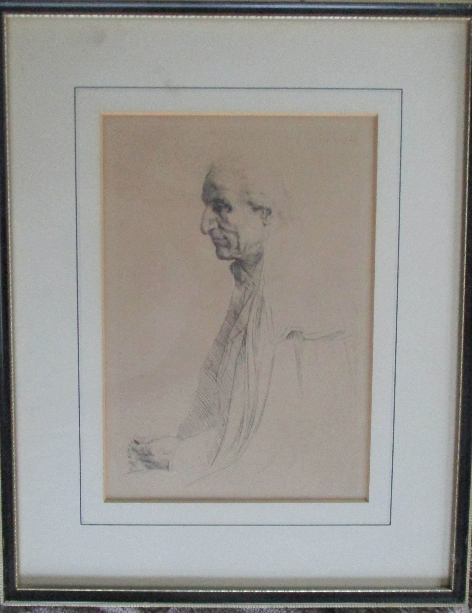 Caped Gentleman - Alphonse Legros 1837 - 1911 (1 of 4)