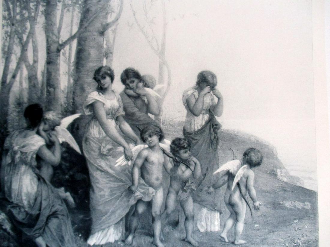 Love's Captives - Jean Aubert: Love's Captives Elephant Folio. Artist: Jean Aubert Print Type: Photogravure Date: [1895] Limited 1000 Origin: French S