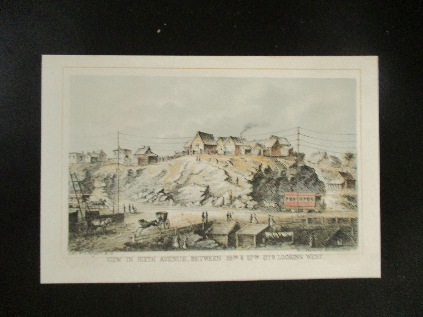 Sixth Ave. - 55th & 57th St. New York City 1868 (1 of 1)