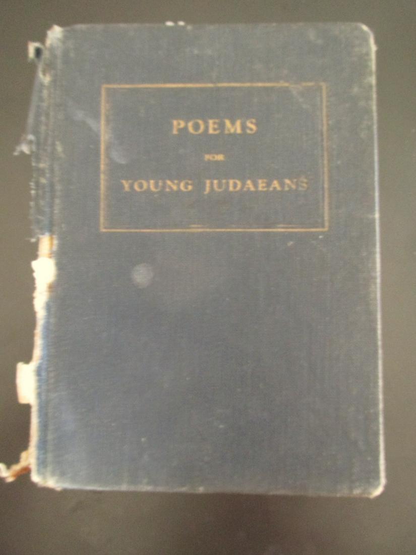 Poems for Young Judaeans: Poems for Young Judaeans. Revised and Enlarged. A charming collection of Zionist poems first published in 1917 for use by the Young Judea Club. These include ancient classics