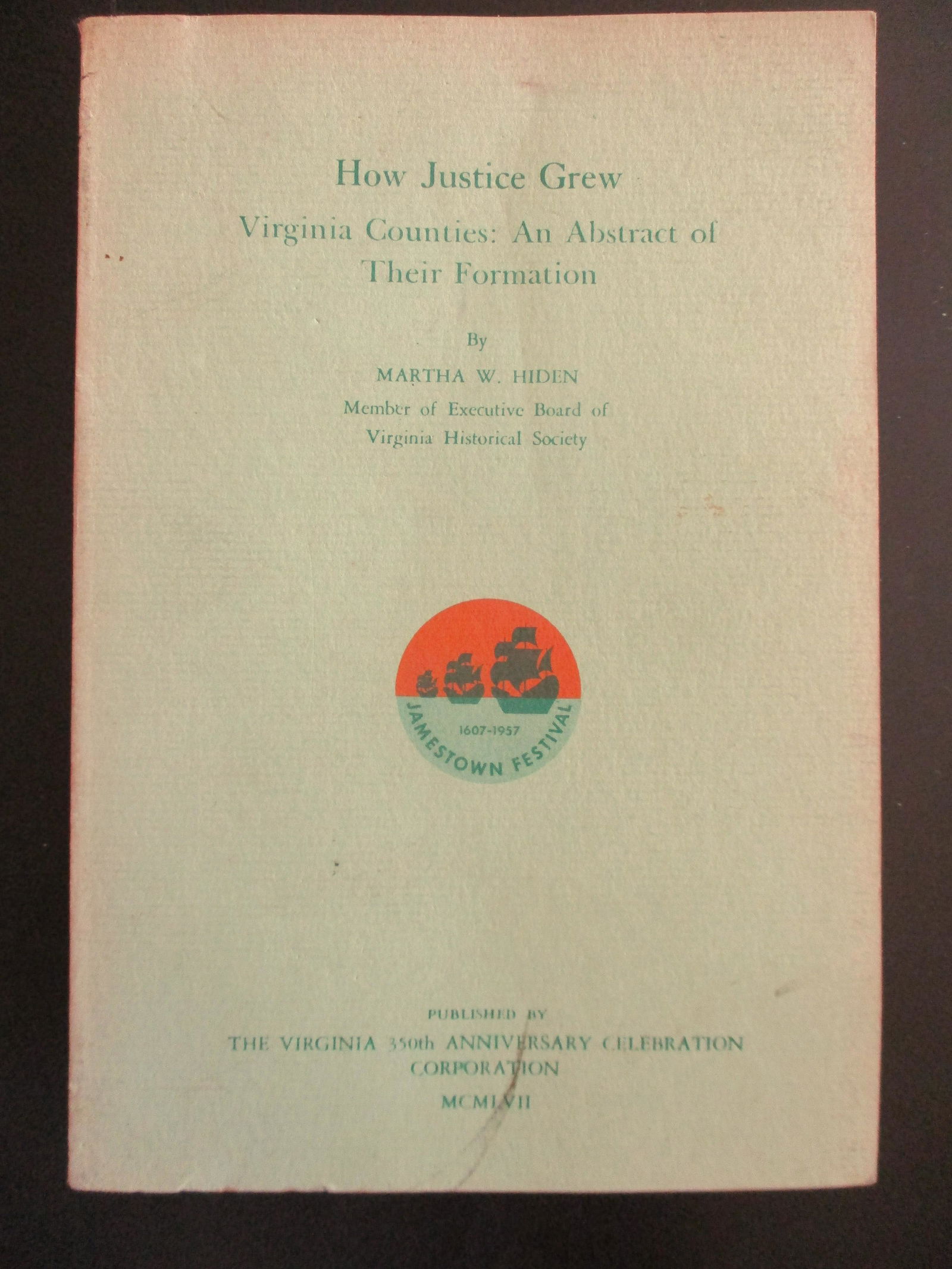 How Justice Grew - Virginia Counties (1 of 1)