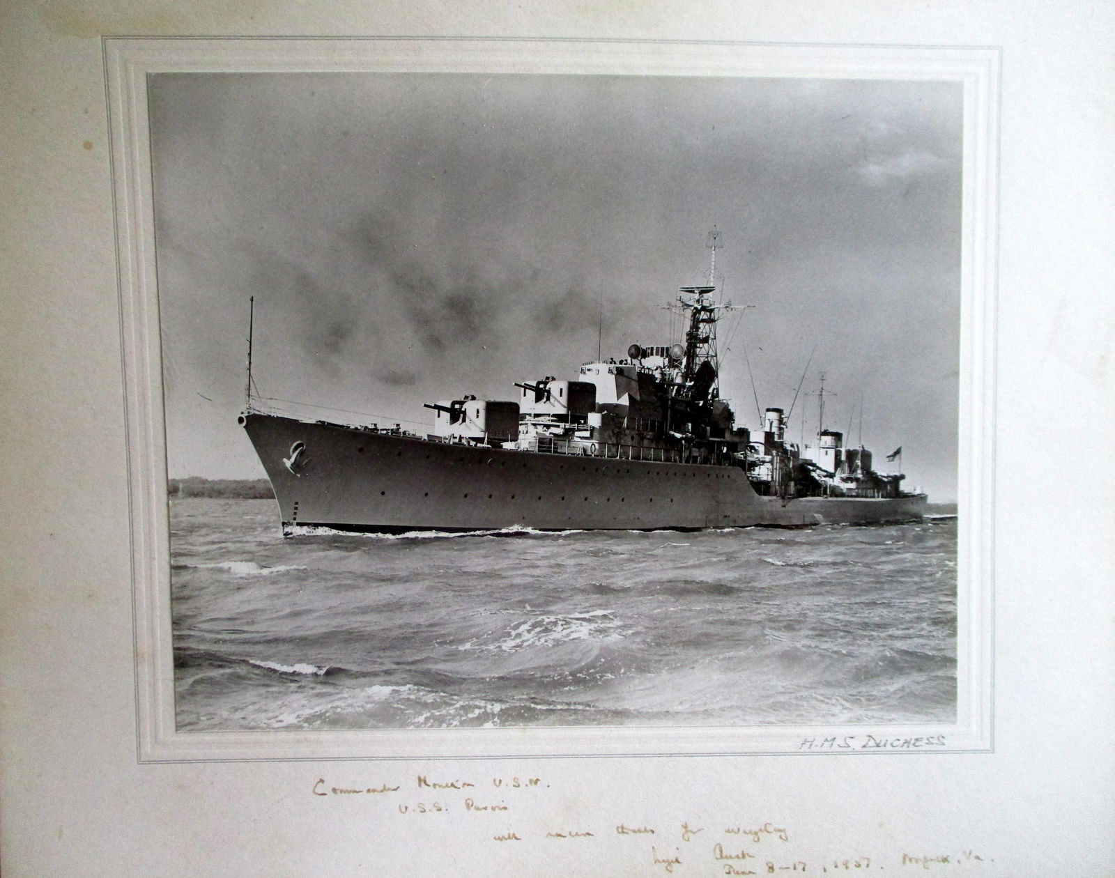 Original Photograph of HMS Duchess (1 of 4)