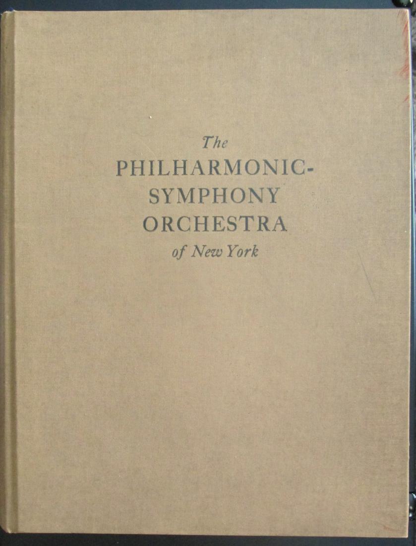 Philharmonic Symphony Orchestra of New York 1939: The Philharmonic Symphony Orchestra of New York - Season 1939 - 1940 Author: William G. King Illustrations Lintott Dated: 1939 Signed: Unkown -