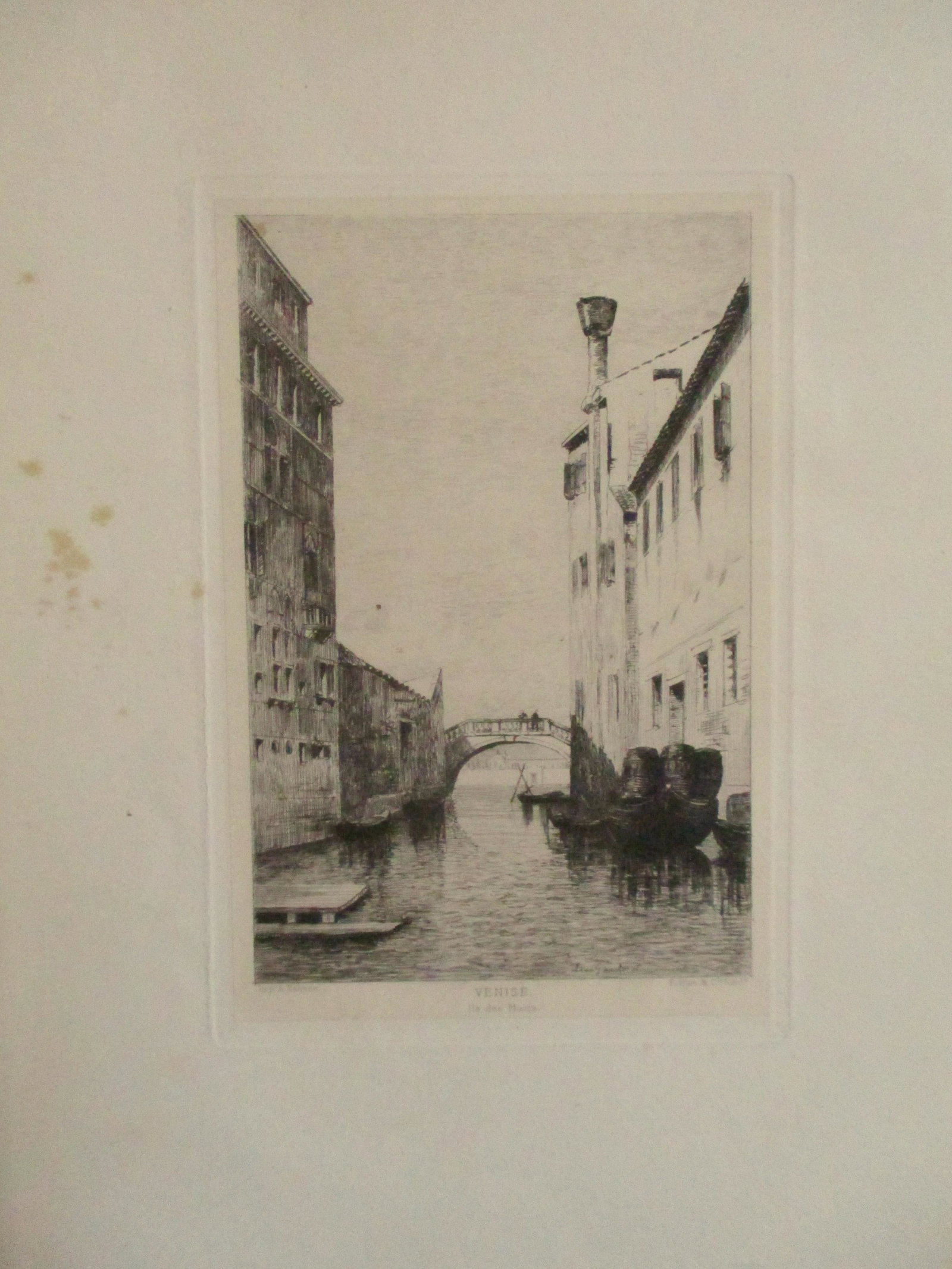 Venise (Venice) Etching (1 of 2)