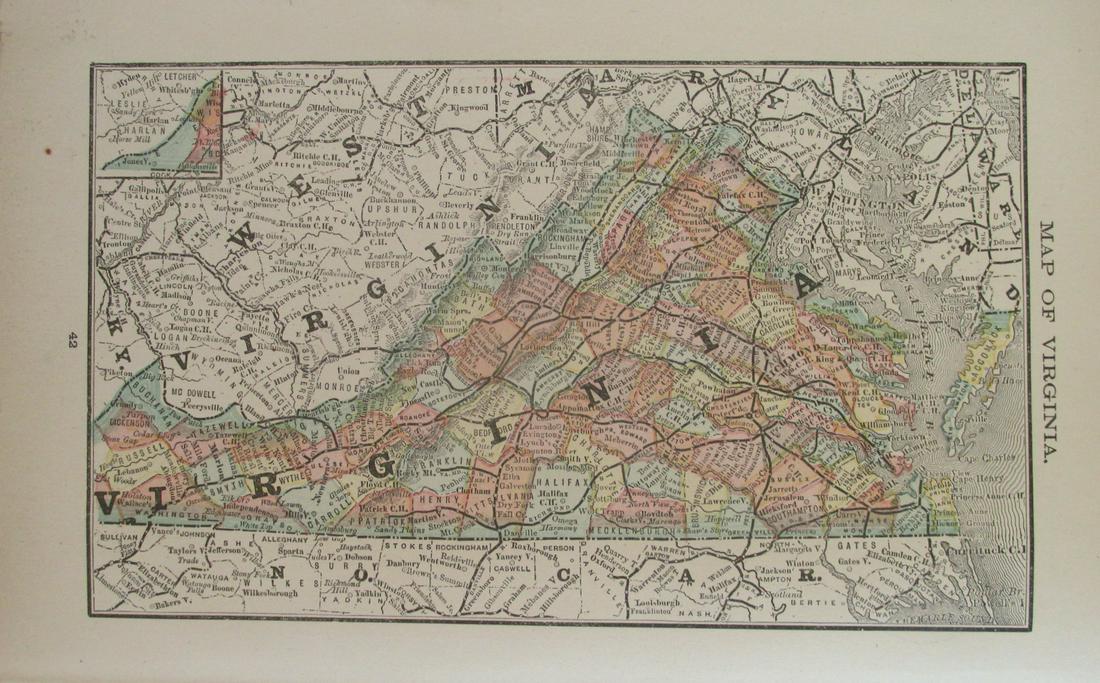 Map of Virginia (1 of 2)