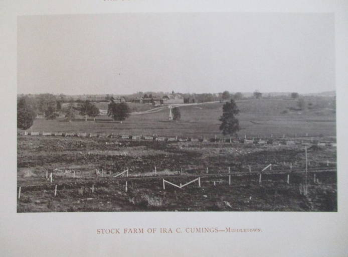 Stock Farm of Ira C. Cumings Middletown NY 1893 Aug 28, 2021 Orange County Estate